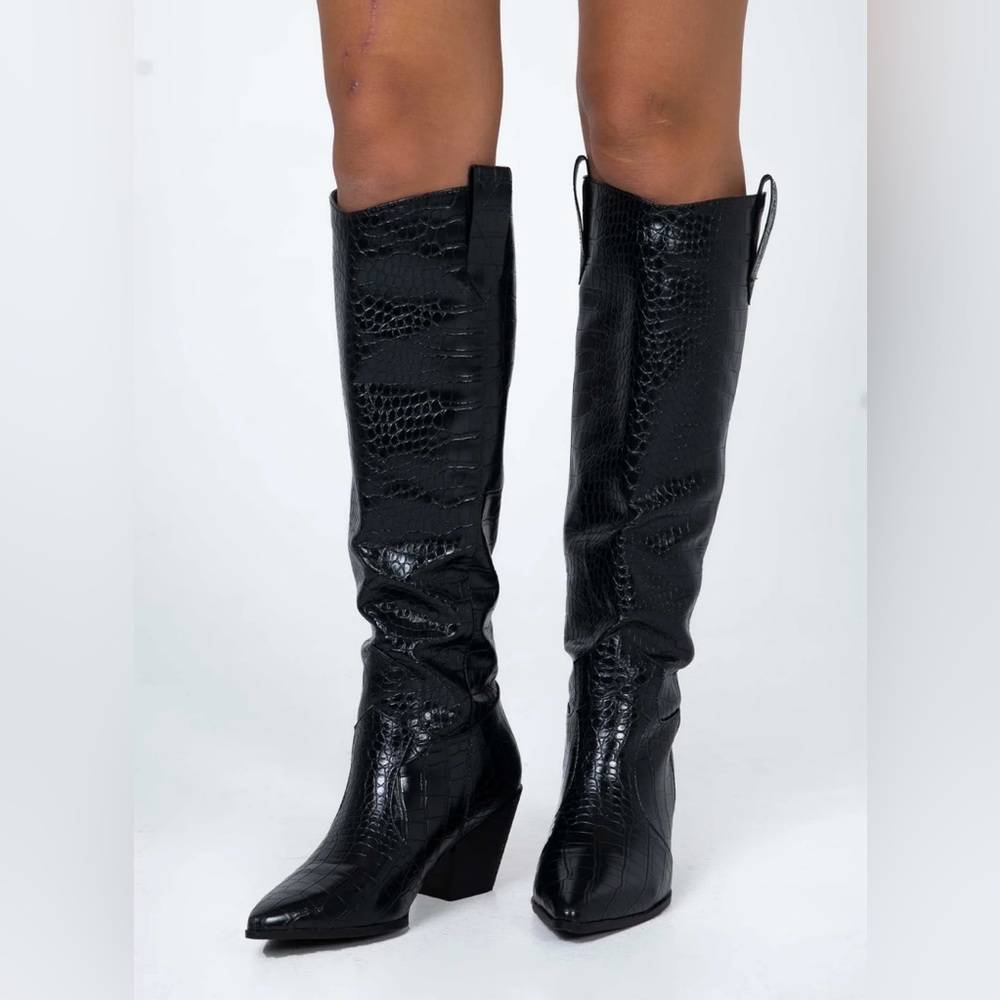 Princess Polly - Riley Boots - Black